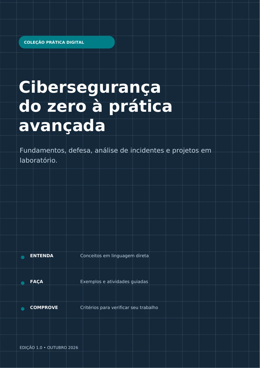 Capa do ebook Cibersegurança do zero à prática avançada